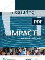 Measuring Impact Framework Methodology