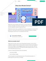 Modal Verbs - Definition & Usage Examples