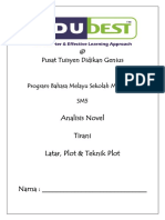 Analisis Novel Tirani (Latar, Plot, Teknik Plot)