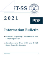 Neet-Ss: Information Bulletin