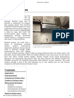 Residual Stress: Residual Stresses Are Stresses That