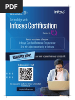 Infosys Certification: Get An Edge With