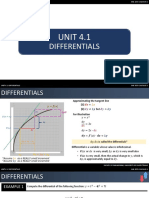 UNIT 4.1: Differentials