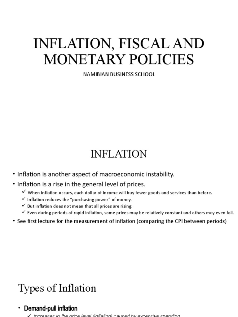 Understanding Inflation and Economic Policies | PDF | Inflation ...