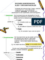 Subordinadas Adverbiales Bachiller