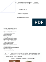 Prestressed Concrete Design - CE5152: Lecture No.2 Material Properties Dr. Muhammad Rizwan