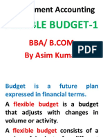MA CHAPTER 2 Budgeting Flexible Budget
