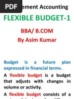 MA CHAPTER 2 Budgeting Flexible Budget