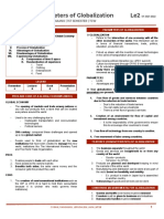 WEEK 2 - Parameters of Globalization