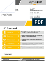 Analyzing Amazon's success through the 5C Framework