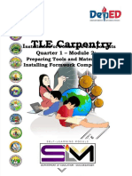 TLE Carpentry Grade 10 Module 2