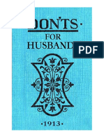 Don'ts For Husbands - Blanche Ebbutt