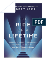 The Ride of A Lifetime: Lessons in Creative Leadership From 15 Years As CEO of The Walt Disney Company - Autobiography: Business & Industry
