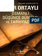 Osmanlı Düşünce Dünyası Ve Tarihyazımı - İlber Ortaylı ( PDFDrive.com )