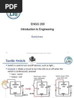 ENGG 200 Introduction To Engineering: Switches