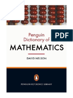 The Penguin Dictionary of Mathematics: Fourth Edition - David Nelson