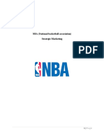 NBA (National Basketball Association) Strategic Marketing