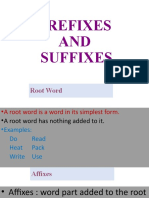 Prefixes AND Suffixes: Emmanuel N Tufon