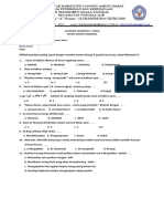 Soal Agama Mid Kls VI Tahun 2020-2021