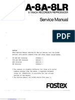 Fostex A8 Service Manual