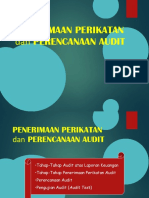 PENERIMAAN PERIKATAN Dan PERENCANAAN AUDIT