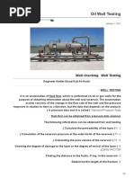 Oil Well Testing