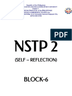 Self Reflection NSTP