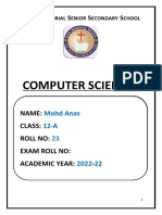Computer Science: E M S S S