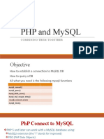 Extra - Notes - Integrating PHP - MySQL