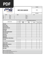 Formato de Inspeccion de Almacenes