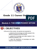 Grade 11 Career Guidance: Module 2: The Star Power Within