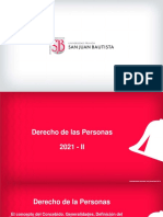 Derecho de Las Personas. Tema 3