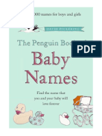 The Penguin Book of Baby Names - David Pickering