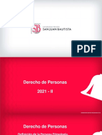 Derecho de Personas. Tema 5