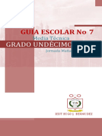 GUIA No 7 - GRADO UNDÉCIMO