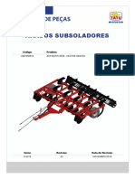 Arados Subsoladores: Código: 0501092615 AST/MATIC E550 - 05/07/09 HASTES Produto