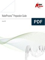 Nobelprocera Preparation Guide: January 2009