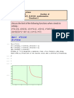 Limits Using Mathematica