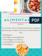 CONDICIONAMIENTOS ALIMENTARIOS