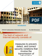 CYB 215: Fundamentals of Information Assurance By: Saleh Almowuena