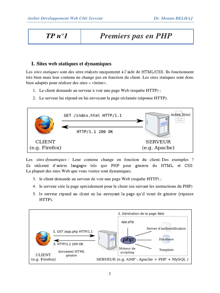 Initiation au Développement PHP et WAMP | PDF | PHP | Internet et Web
