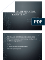 B3 Pemilihan Reaktor