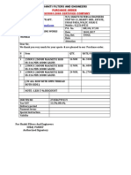 Purchase Order An Iso9001:2008 Certified Company: 'Shakti Filters and Engineers