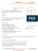 Serie D'exercices Corrigés - Math - Angles Orientés - 3ème Sciences (2009-2010)