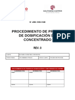 FRN-19060038-01-PRM-013 Procedimiento de Prueba de Dosificación de Concentrado