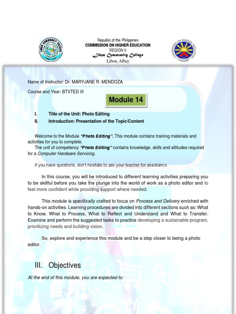 Module 14 Teaching Common Competencies in ICT PDF Adobe