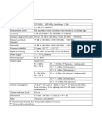 FA-VA5 Technical Datasheet
