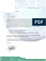 Carta de Presentacion - Propuesta HDS Soluciones e I R L