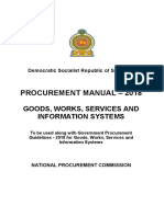 FINAL Procurement Manual for Goods Works Services and I S Final 10-04-2018