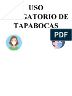 Uso Obligatorio de Tapabocas